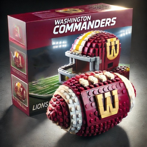 NFL Team Building Block Football Set DDT CTND