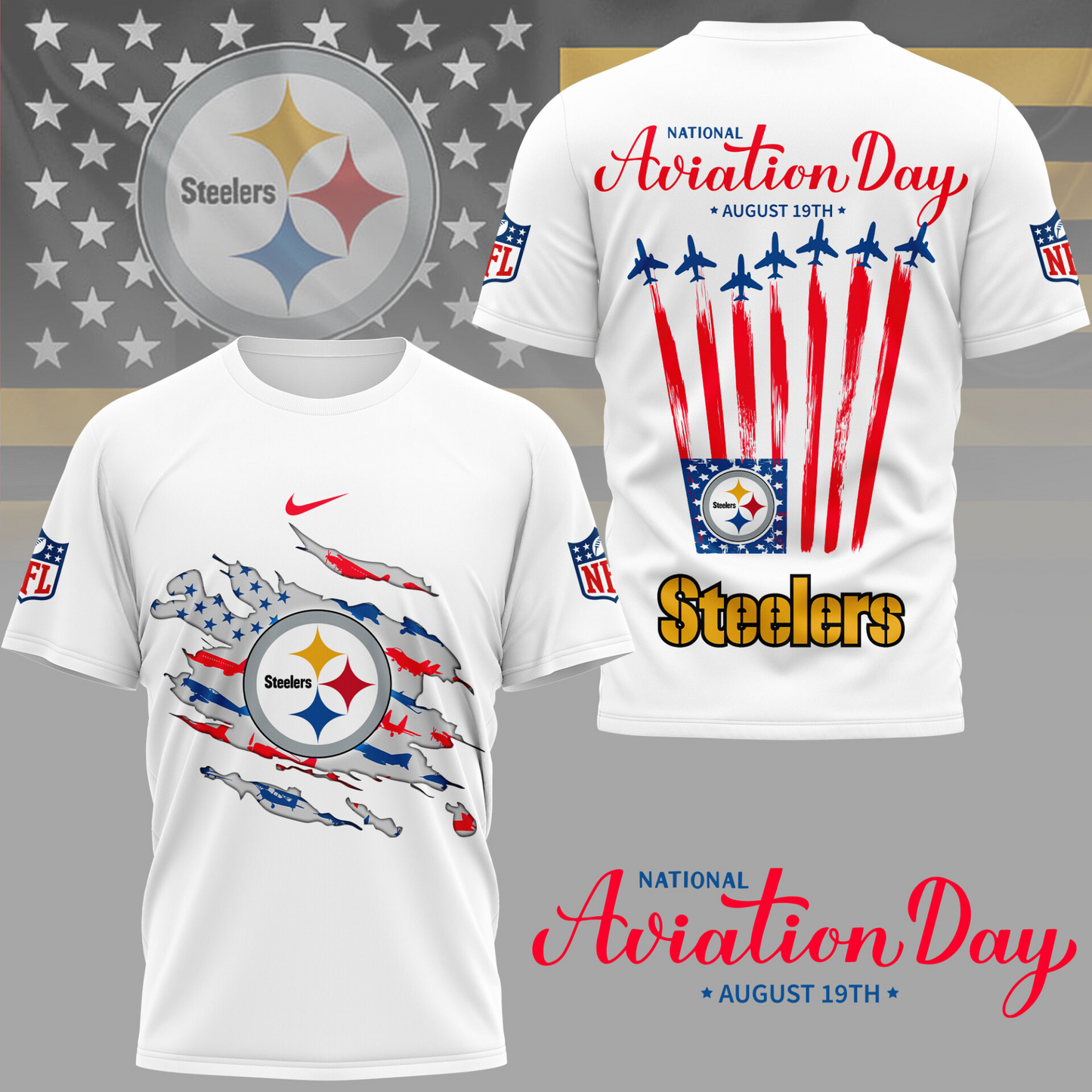 PS Premium National Aviation Day 3D Shirt DDT TTV