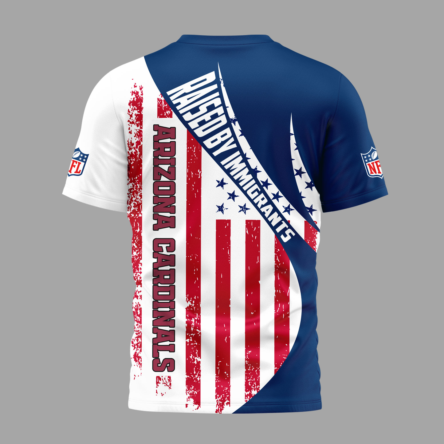 AC Premium NFL Raised By Immigrants 3D Shirt DDT NTL