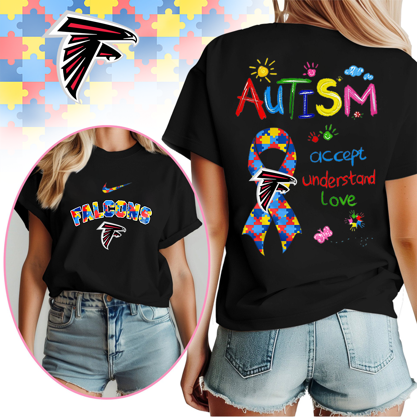 AF Premium Autism Awareness 3D Shirt DDT TTV