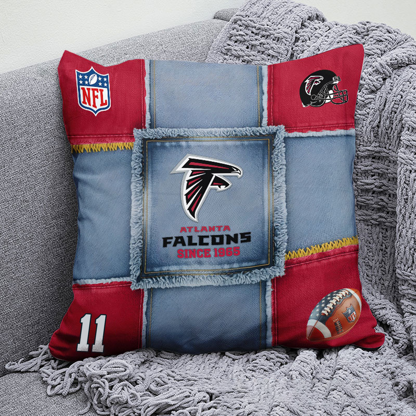 ALT x NFL Football Pillow Special Style DATND TANTD