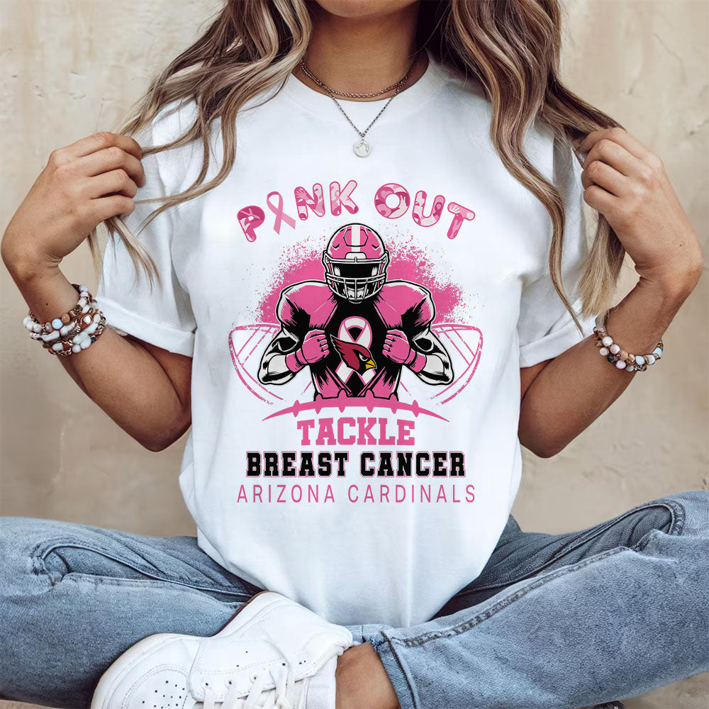 ARI Pink Out Tackle Breast Cancer 2D Shirt DatND DVT