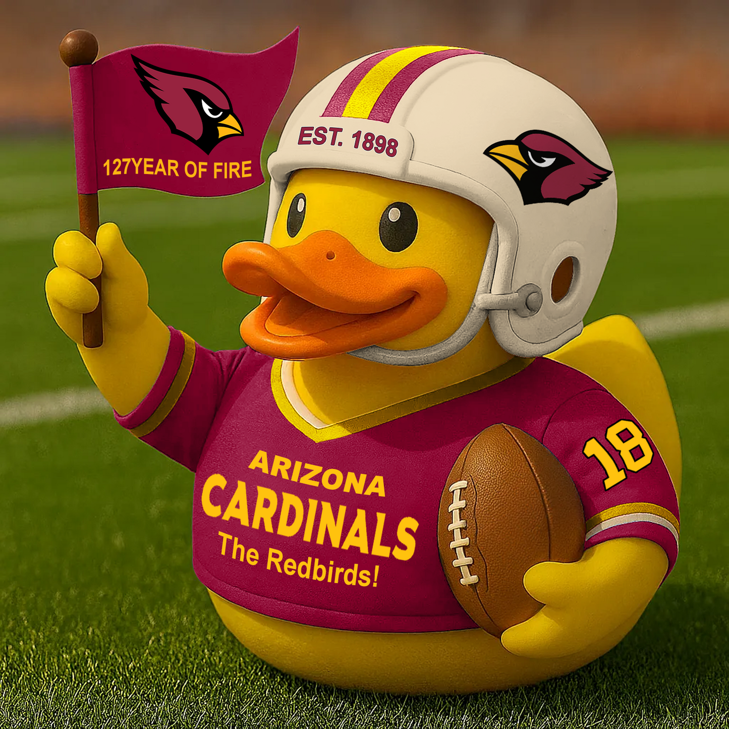 ARI x NFL Anniversary Rubber Duck DATND TANTD