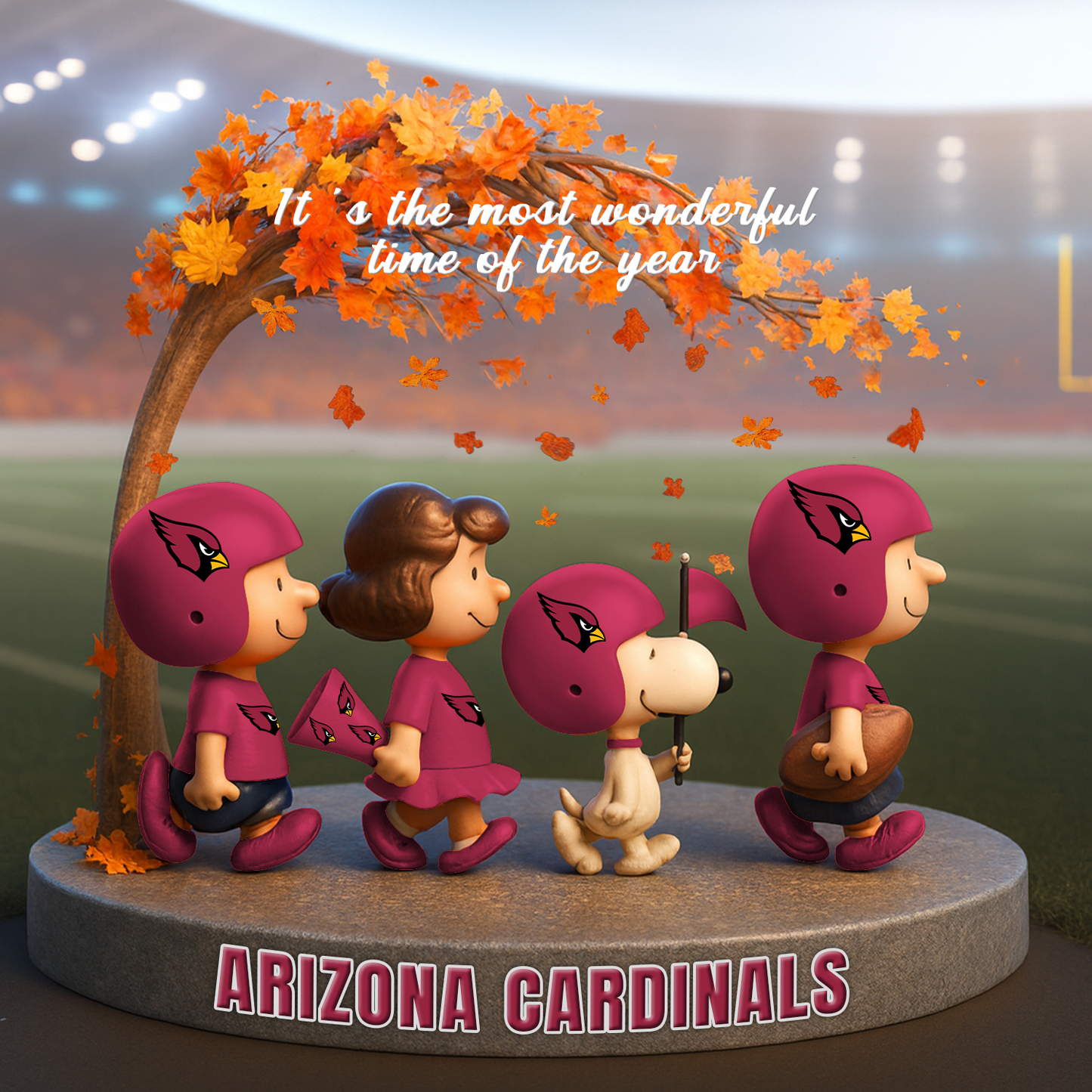 ARI x NFL Premium Acrylic Block DATND TANTD