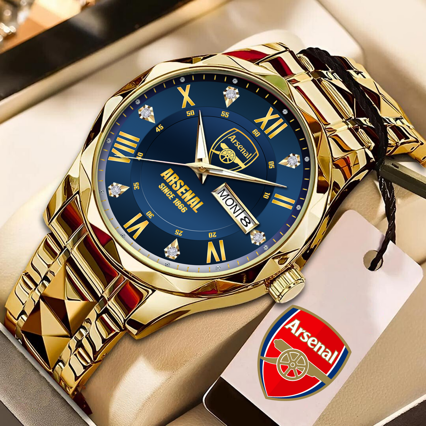 ARS Alloy Luxury Quartz Watch DATND TANTD