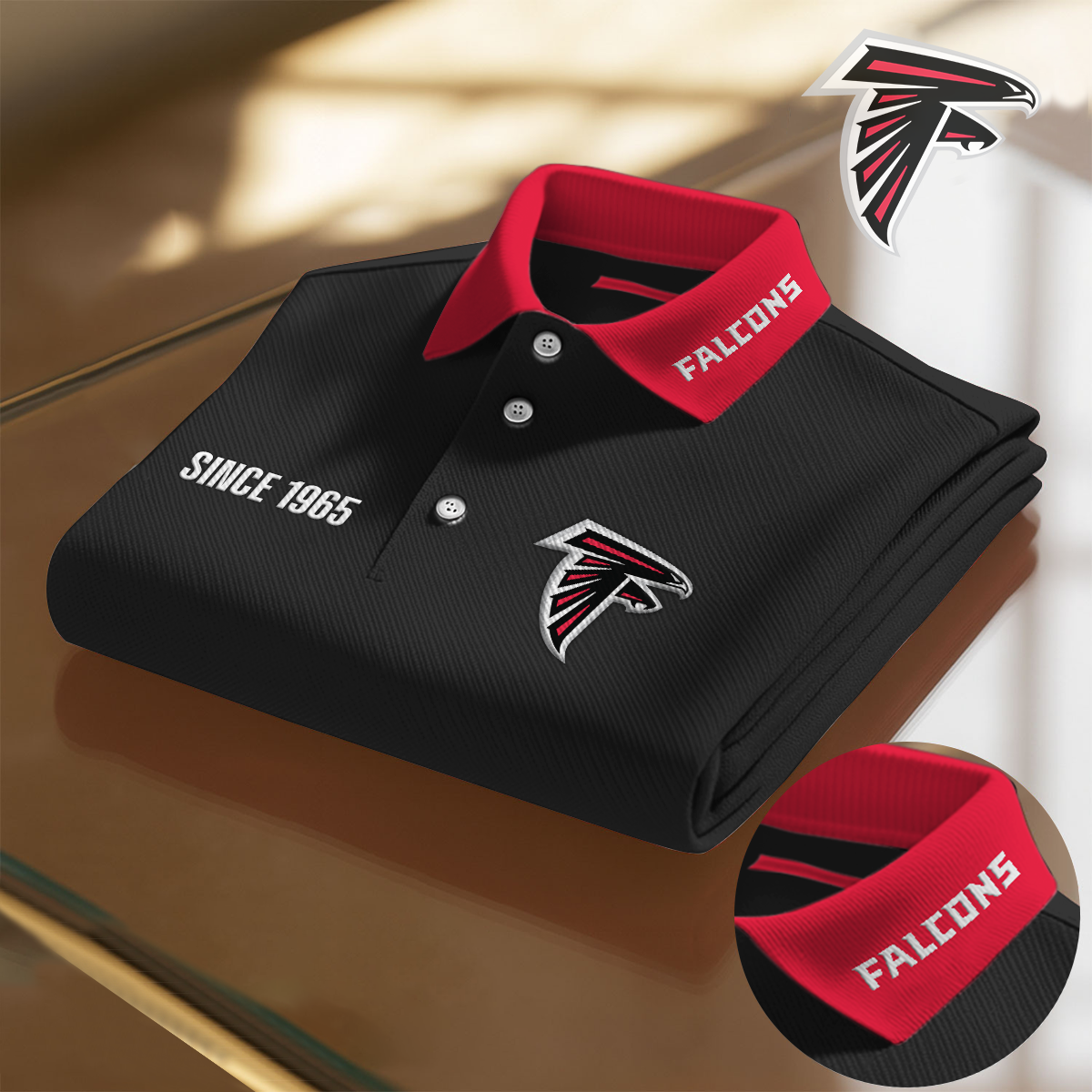 ATL x NFL Premium Polo Shirt DatND DVT