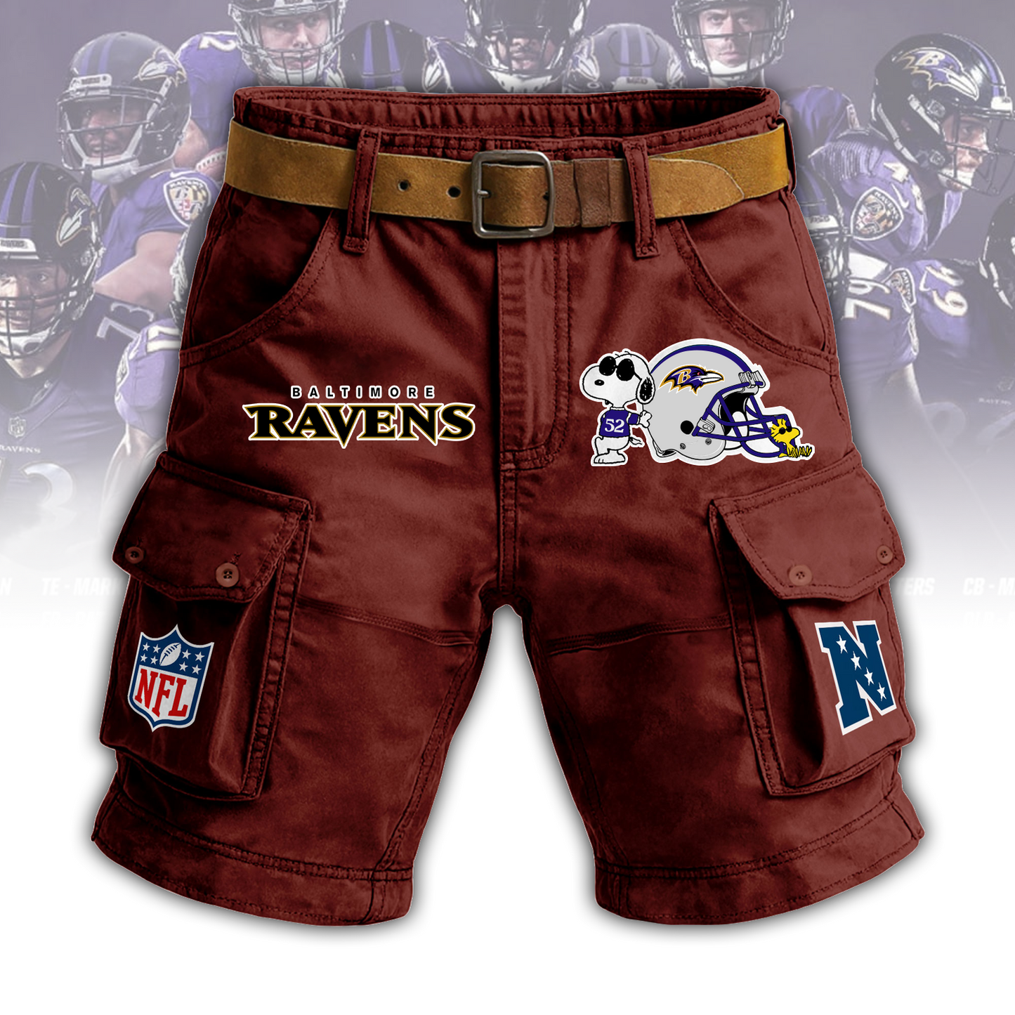 BAL x NFL Man Shorts