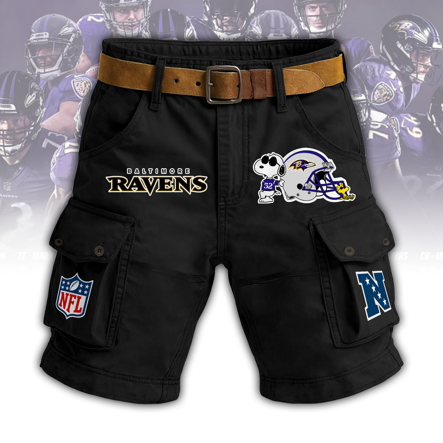 BAL x NFL Man Shorts