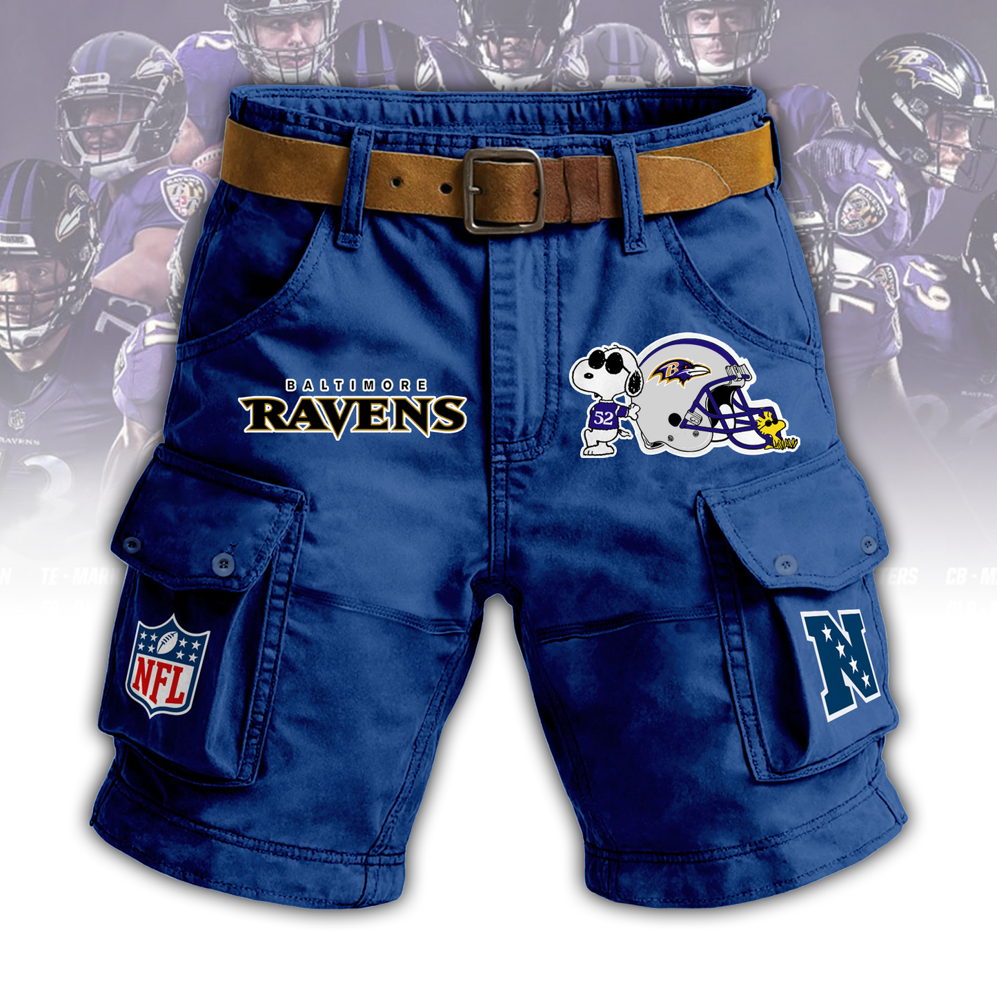 BAL x NFL Man Shorts