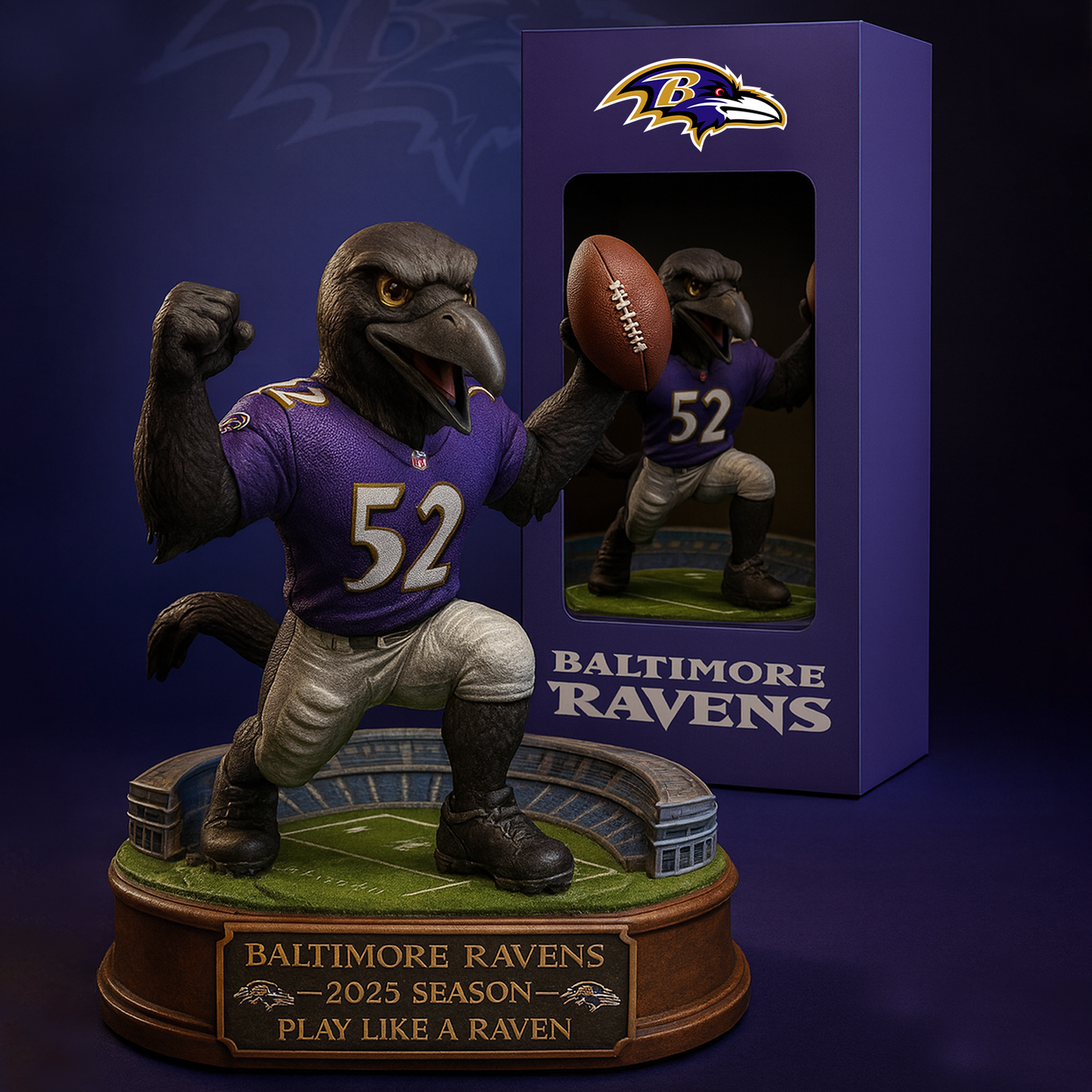 BAL x NFL Premium Acrylic Plaque DATND TANTD