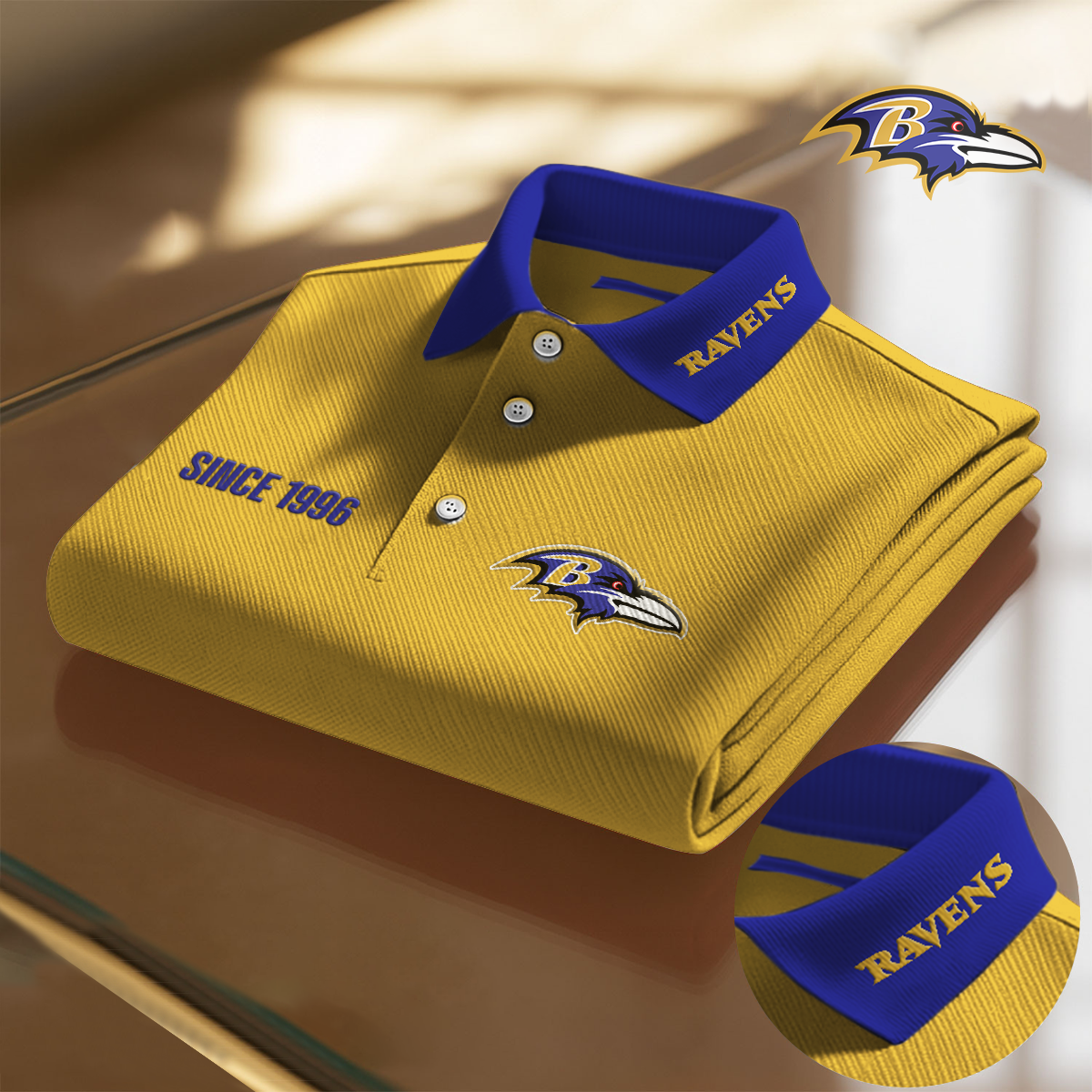BAL x NFL Premium Polo Shirt DatND DVT