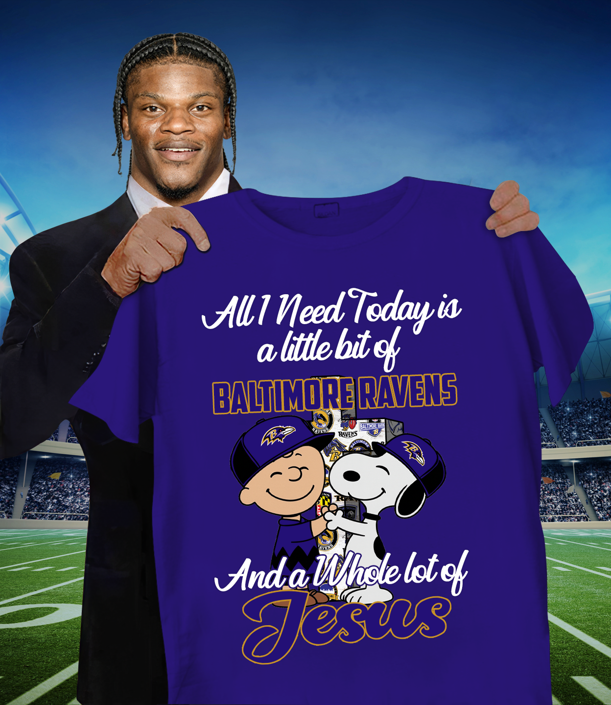 BAL x NFL Whole Lot Of Jesus DATND TANTD