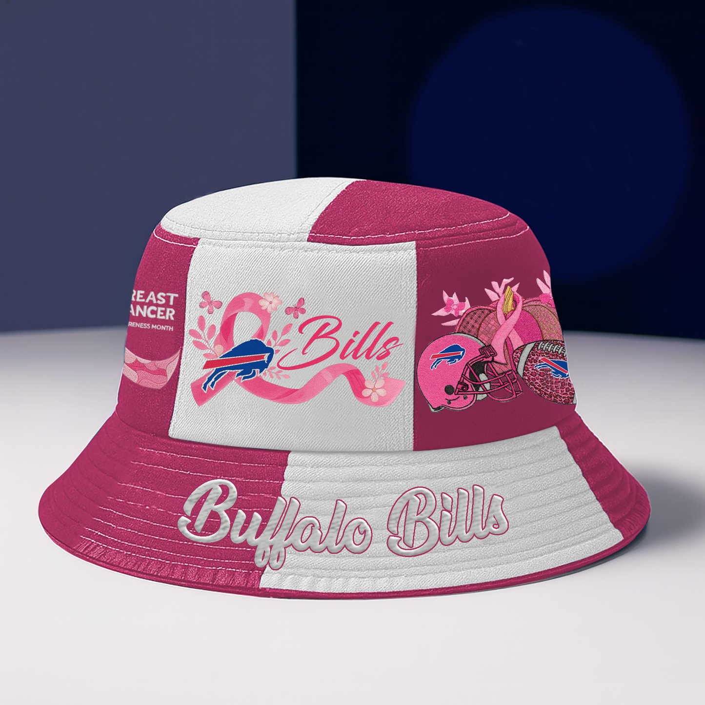 BB Breast Canncer Premium Bucket Hat DDT CTND