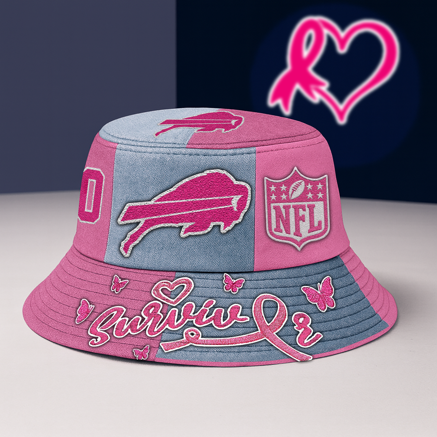 BB Cancer Survivor Premium Bucket Hat DDT CTND