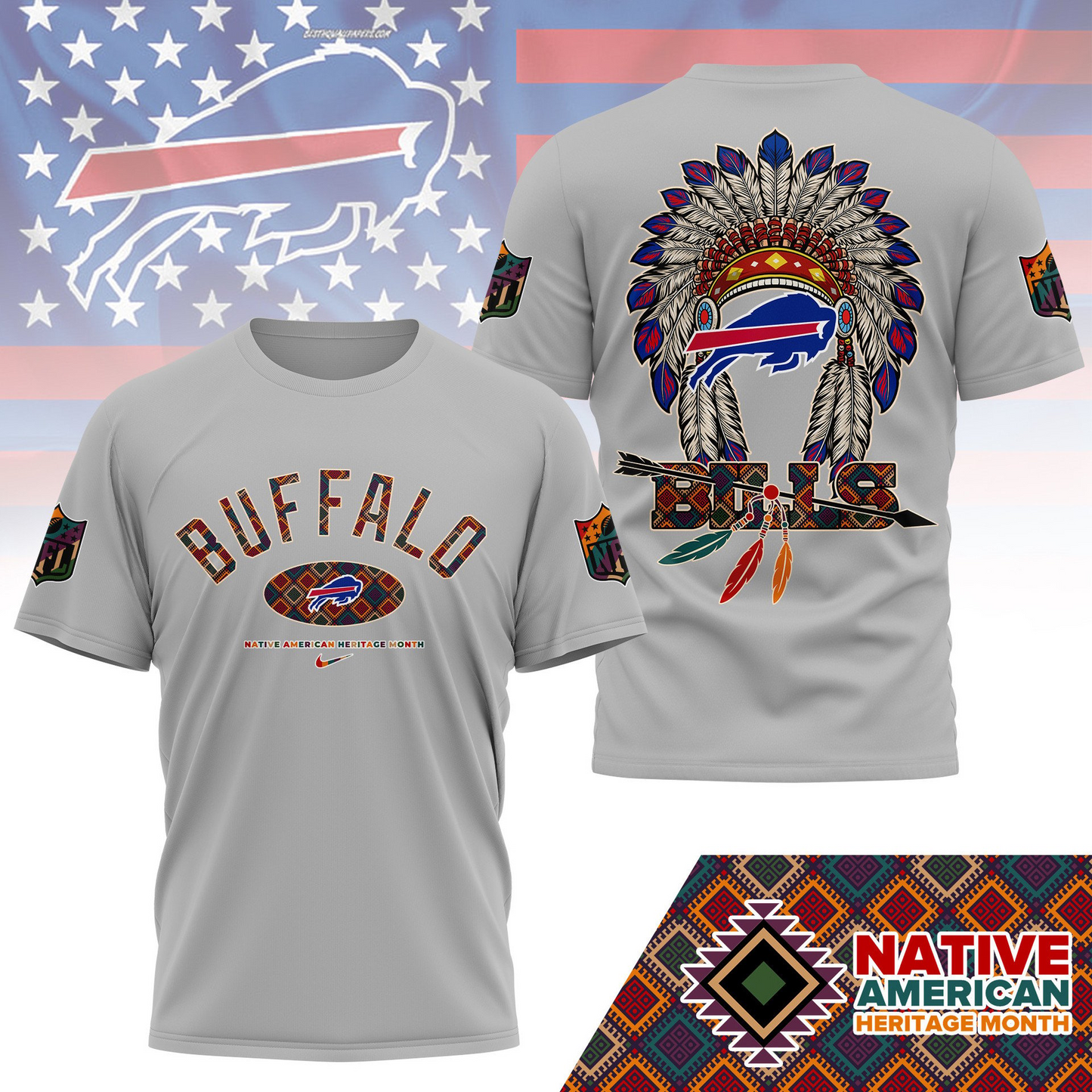BB Premium Native American Heritage Month 3D Shirt DDT TTV