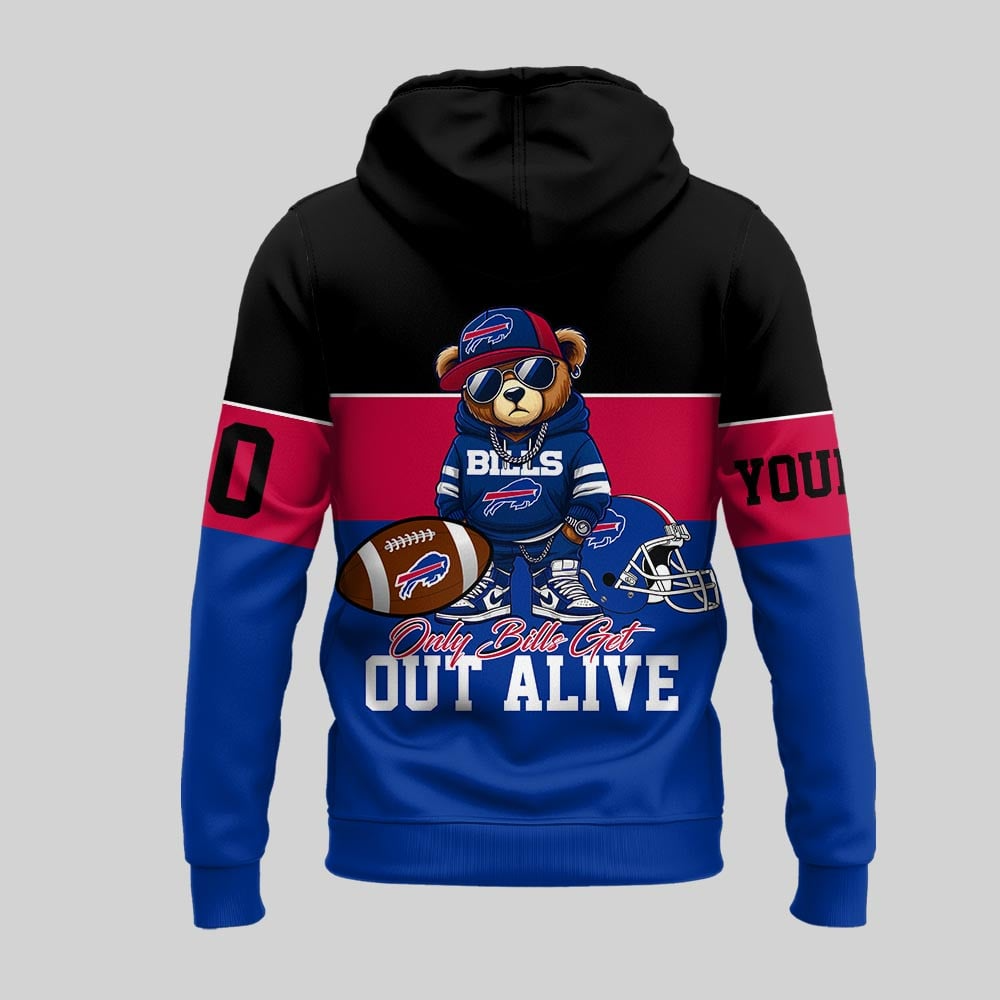 BB Premium NFL Customizable Teddy Bear Hoodie DDT HLPHUONG