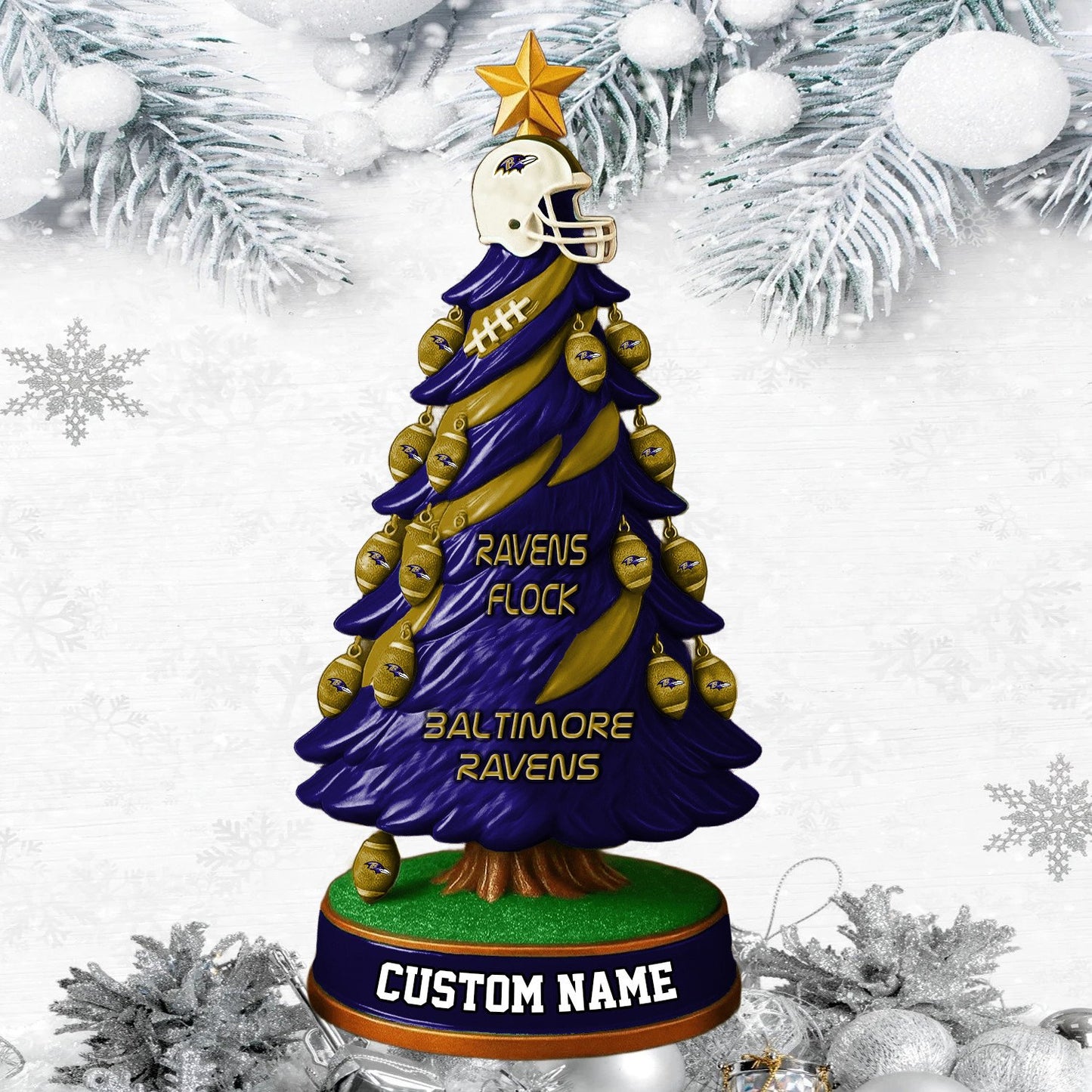 BR NFL Acrylic Block Gift For Fans DDT CTND