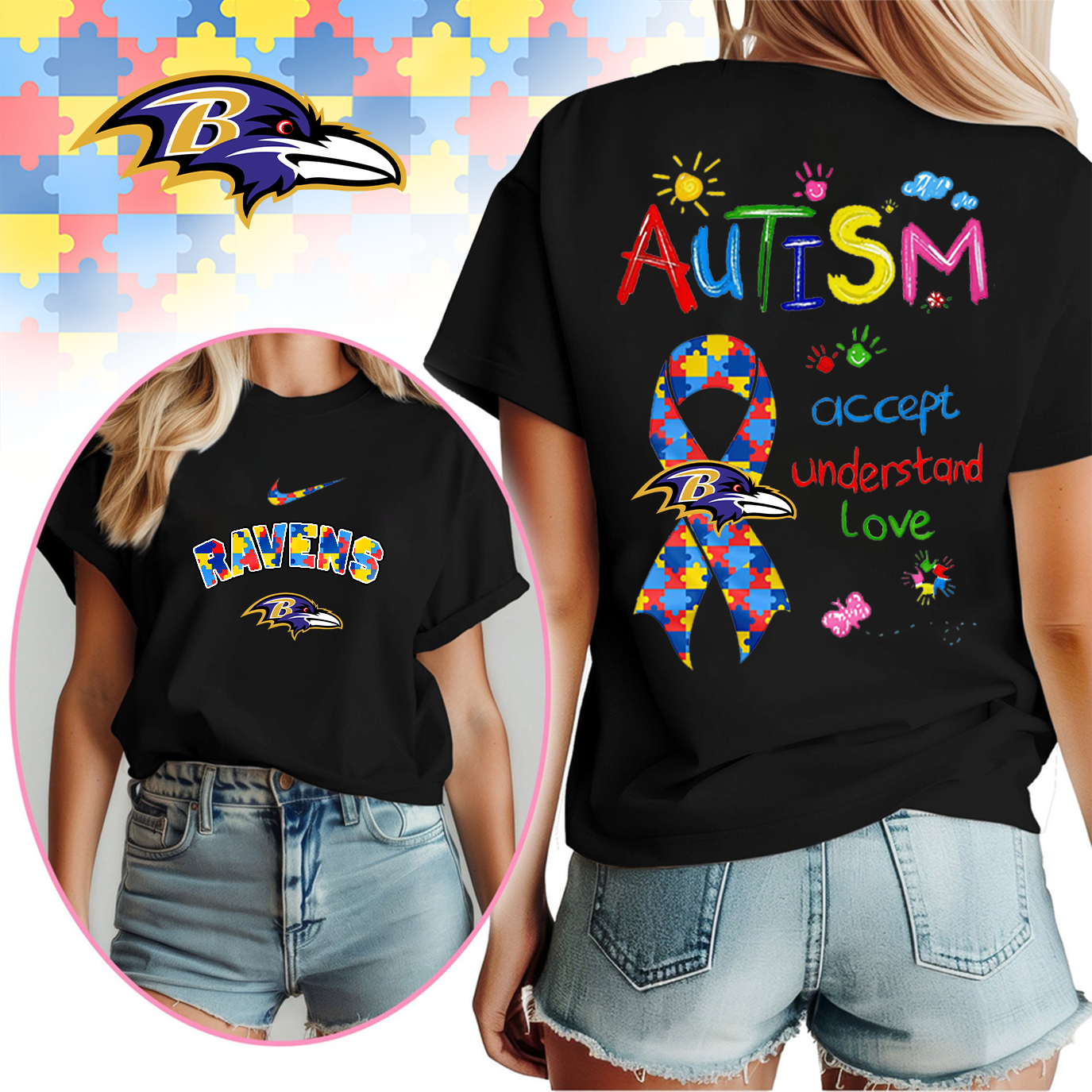 BR Premium Autism Awareness 3D Shirt DDT TTV