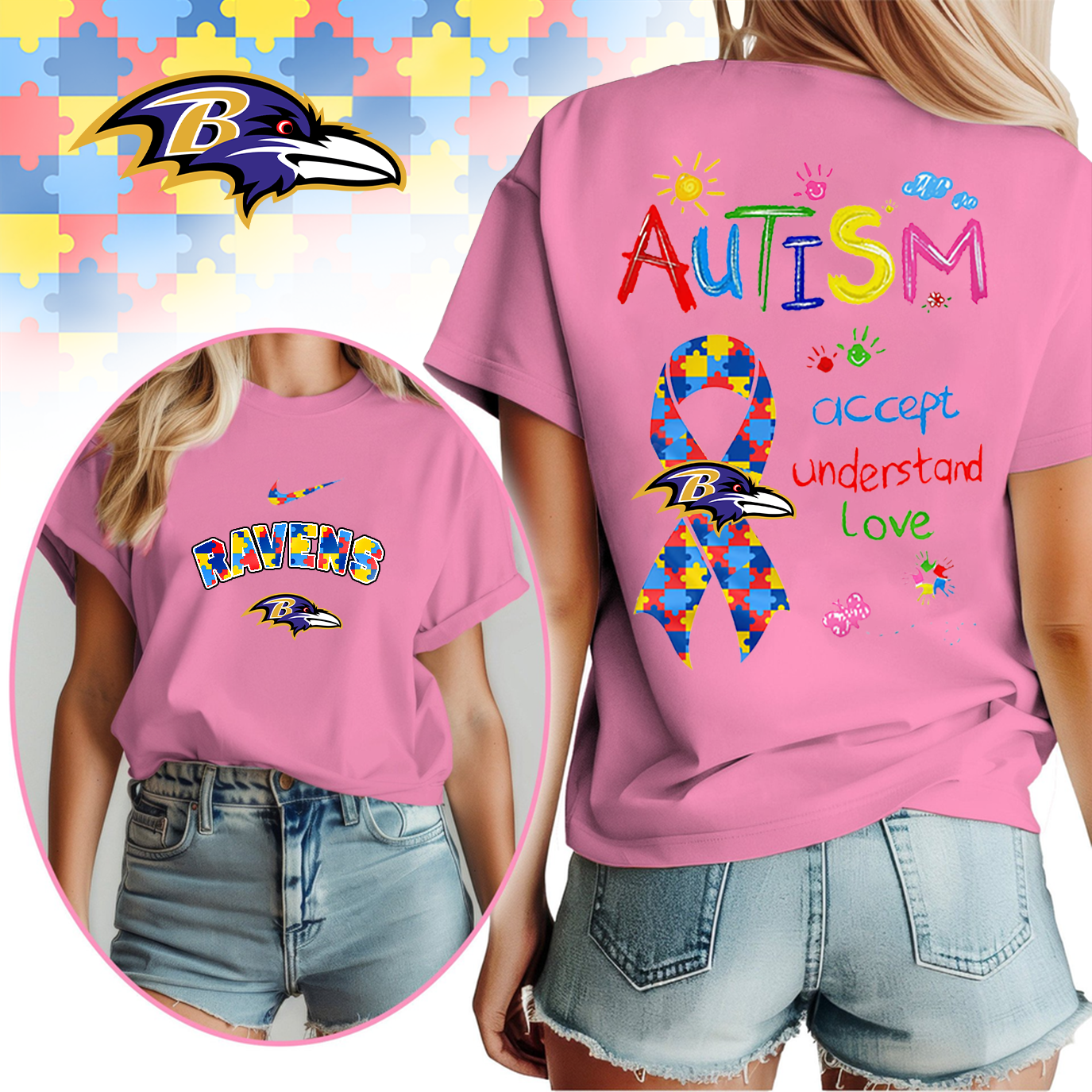 BR Premium Autism Awareness 3D Shirt DDT TTV