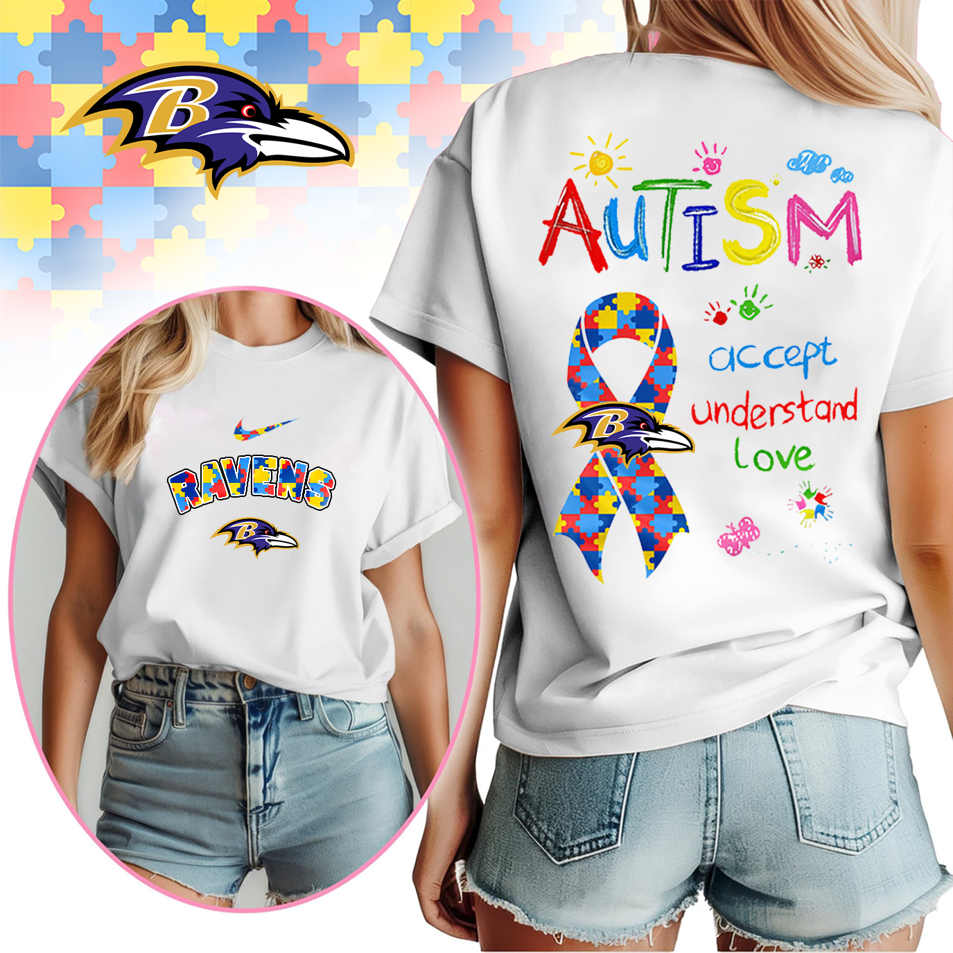 BR Premium Autism Awareness 3D Shirt DDT TTV