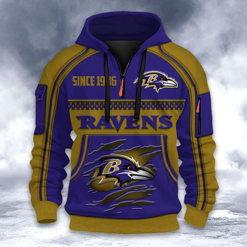 BR Premium NFL Multicolor V2 Zip Hoodie DDT CTND