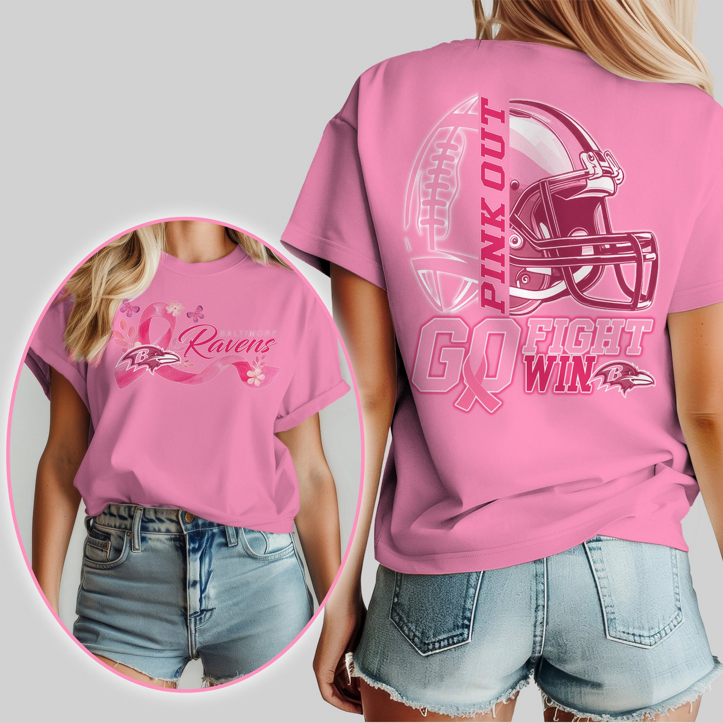 BR Premium Tackle Breast Cancer Women's Shirt DDT TTV