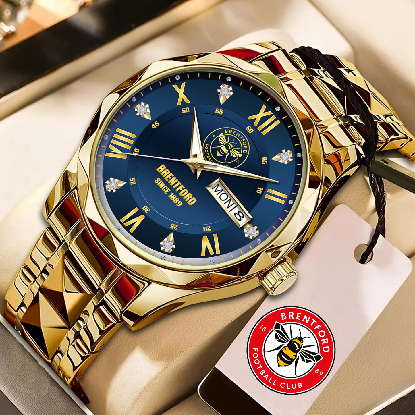 BRE Alloy Luxury Quartz Watch DATND TANTD