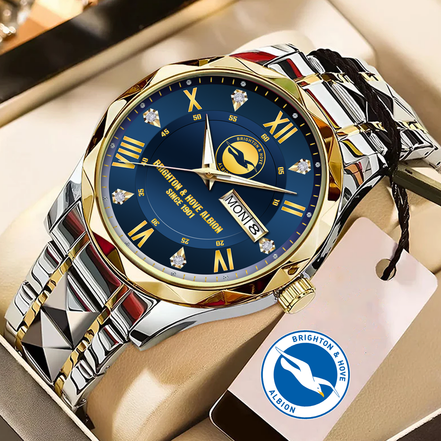 BRI Alloy Luxury Quartz Watch DATND TANTD