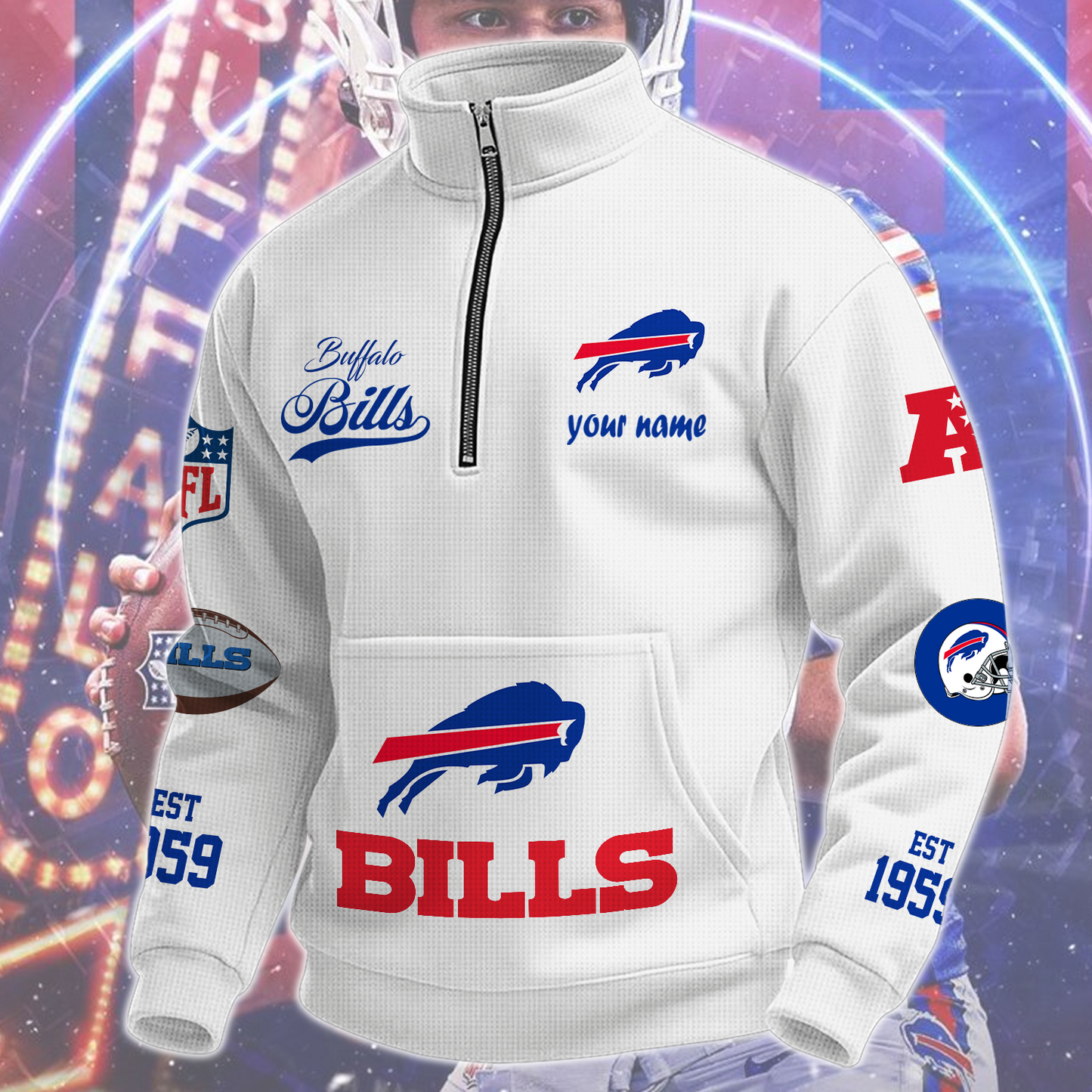 BUF x NFL Quarter-Zip Sweatshirt DatND DVT
