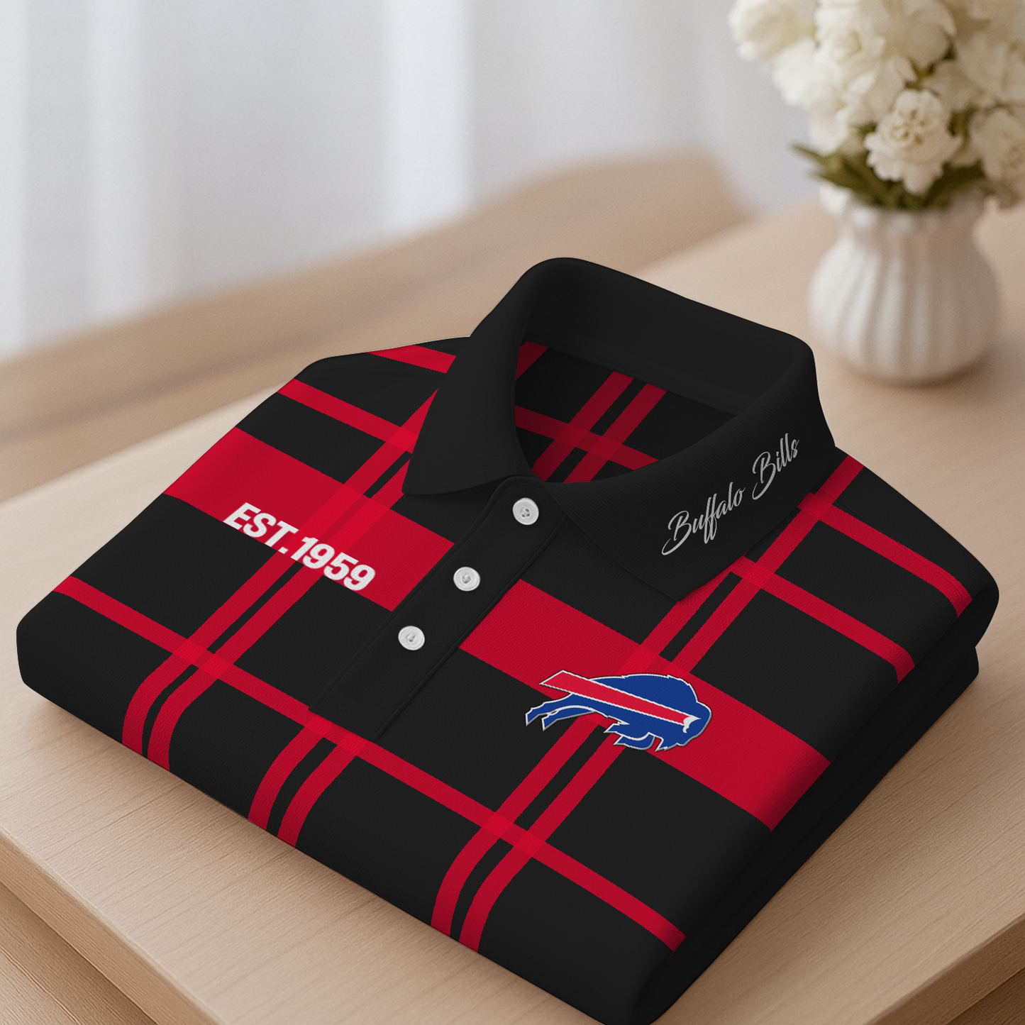 BUF Premium NFL Polo Shirt DatND DVT