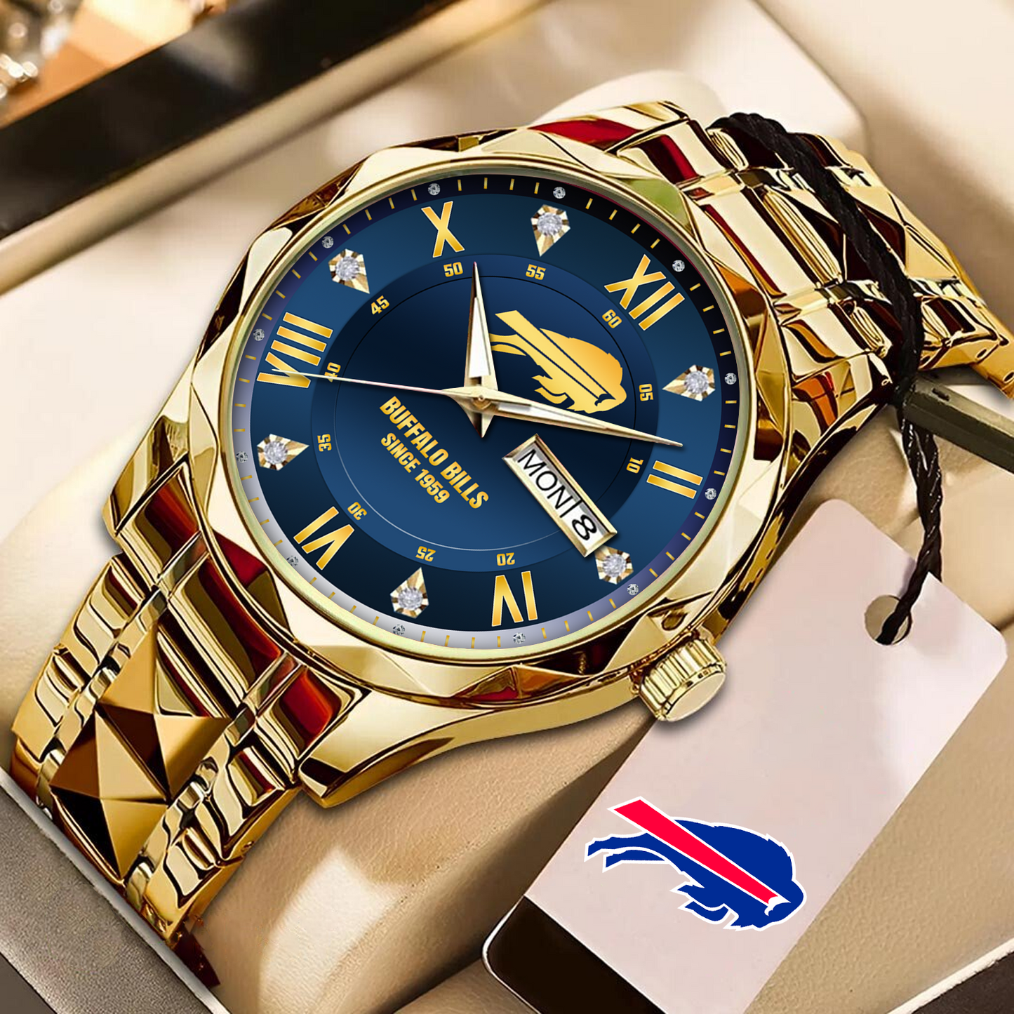 BUF x NFL Alloy Luxury Quartz Watch DATND TANTD