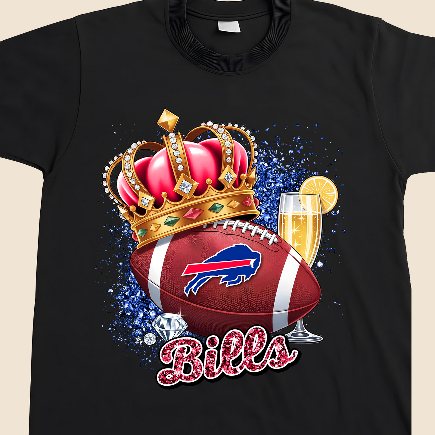 BUF x NFL Crowns Diamond T-Shirt DATND TANTD