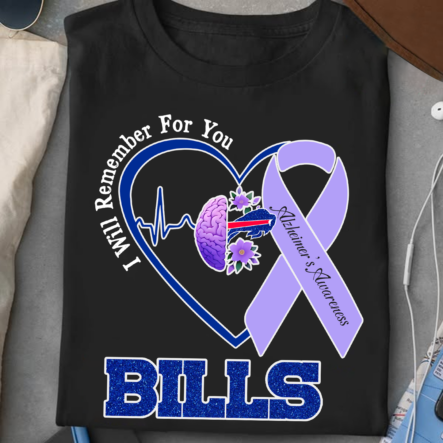 BUF x NFL I Will Remember For You T-Shirt V1 DATND TANTD