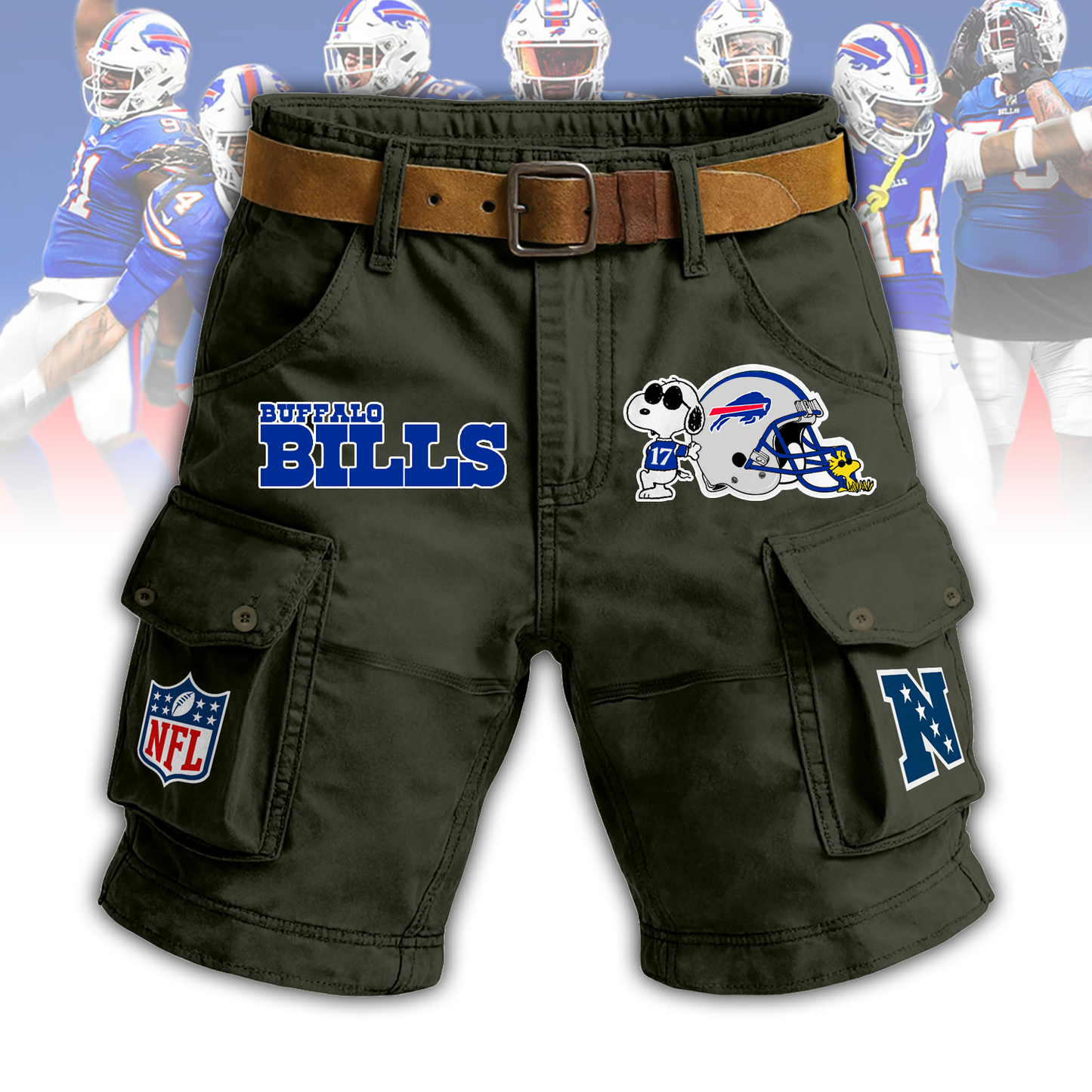 BUF x NFL Man Shorts