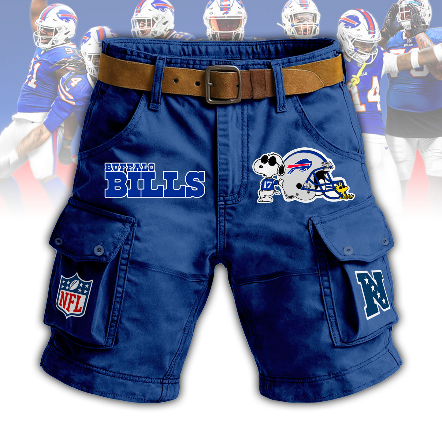 BUF x NFL Man Shorts