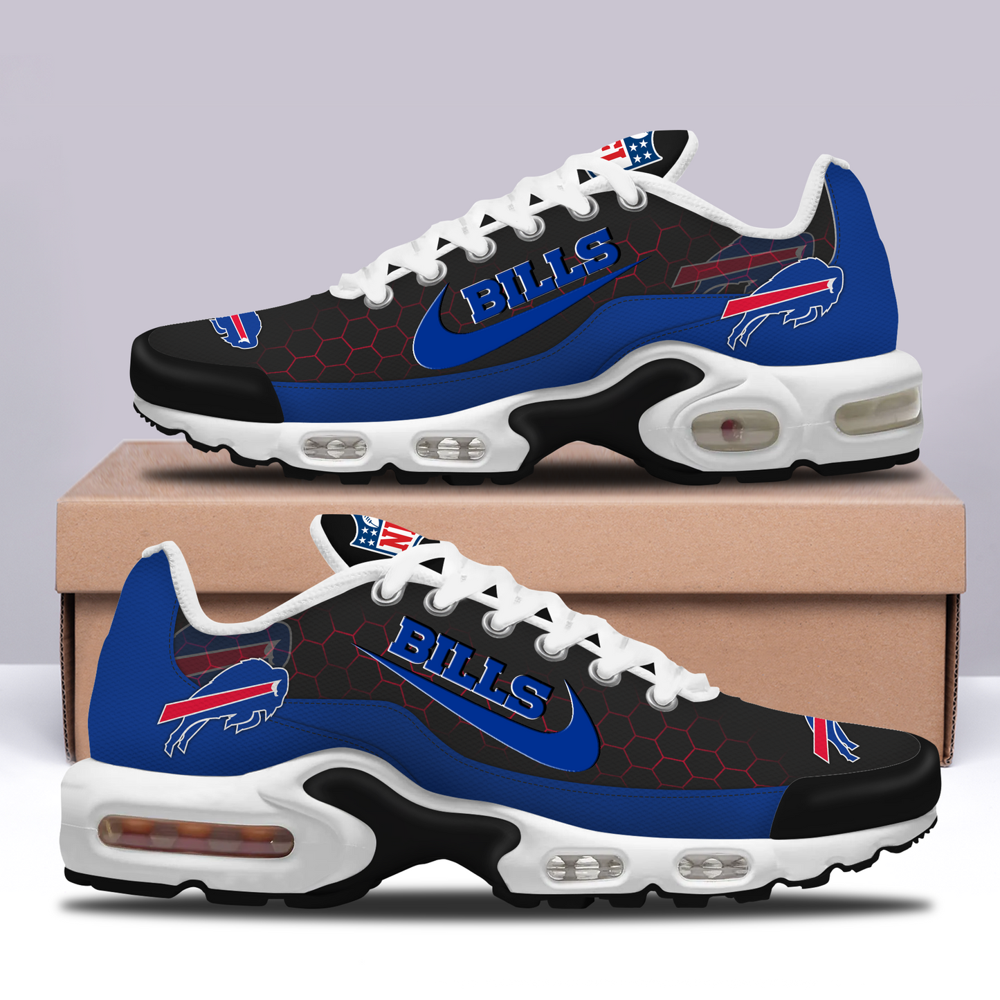 BUF x NFL Personalized Air Cushion Sports Shoes DatND DVT