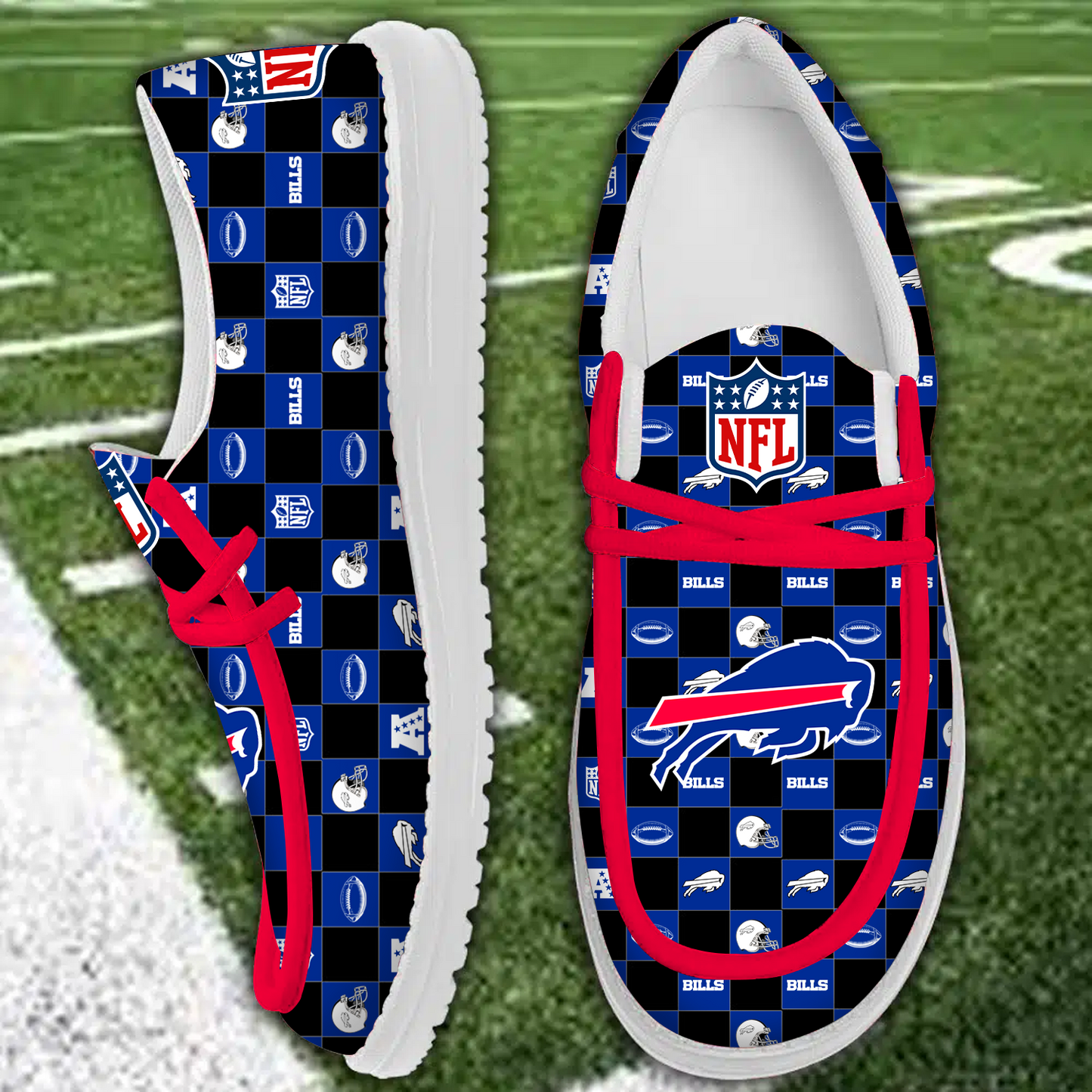 BUF x NFL Personalized Low Top Shoes DATND TANTD