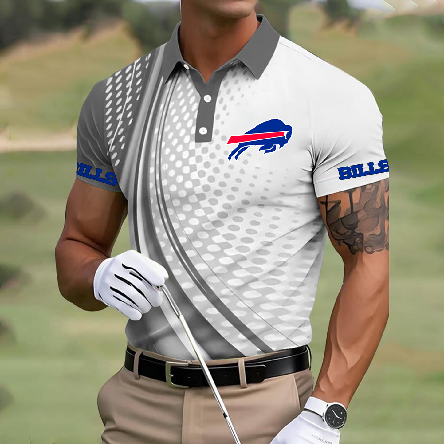 BUF x NFL Polo Shirt DATND TANTD
