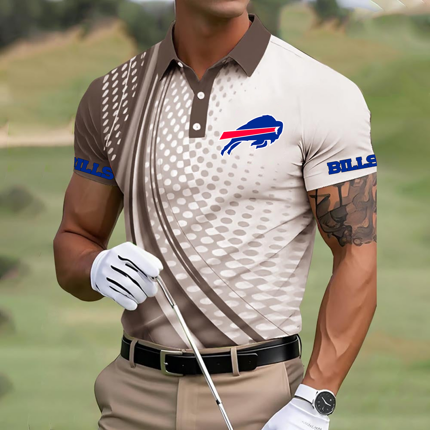 BUF x NFL Polo Shirt DATND TANTD