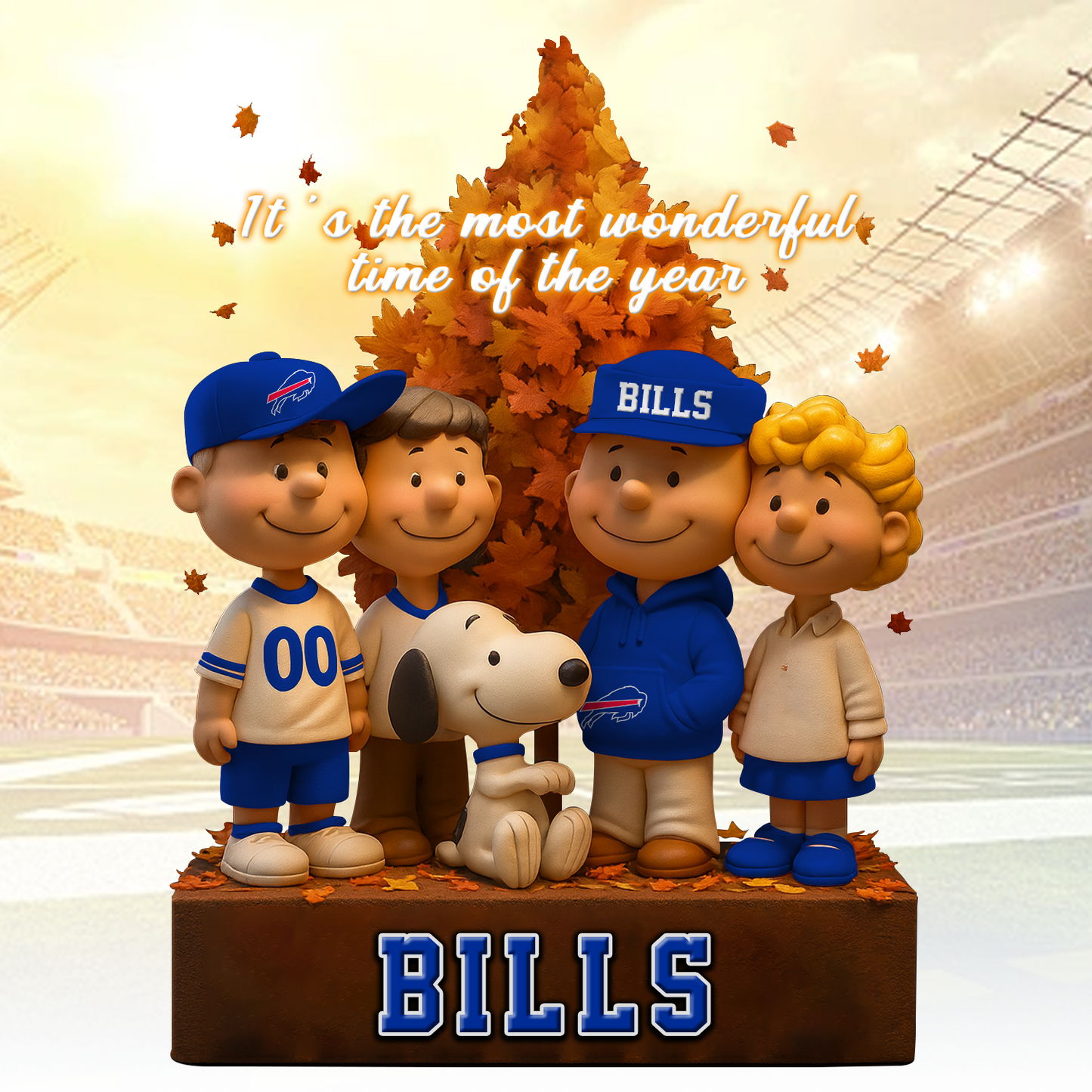 BUF x NFL Premium Acrylic Block Peanuts DATND TANTD 120825