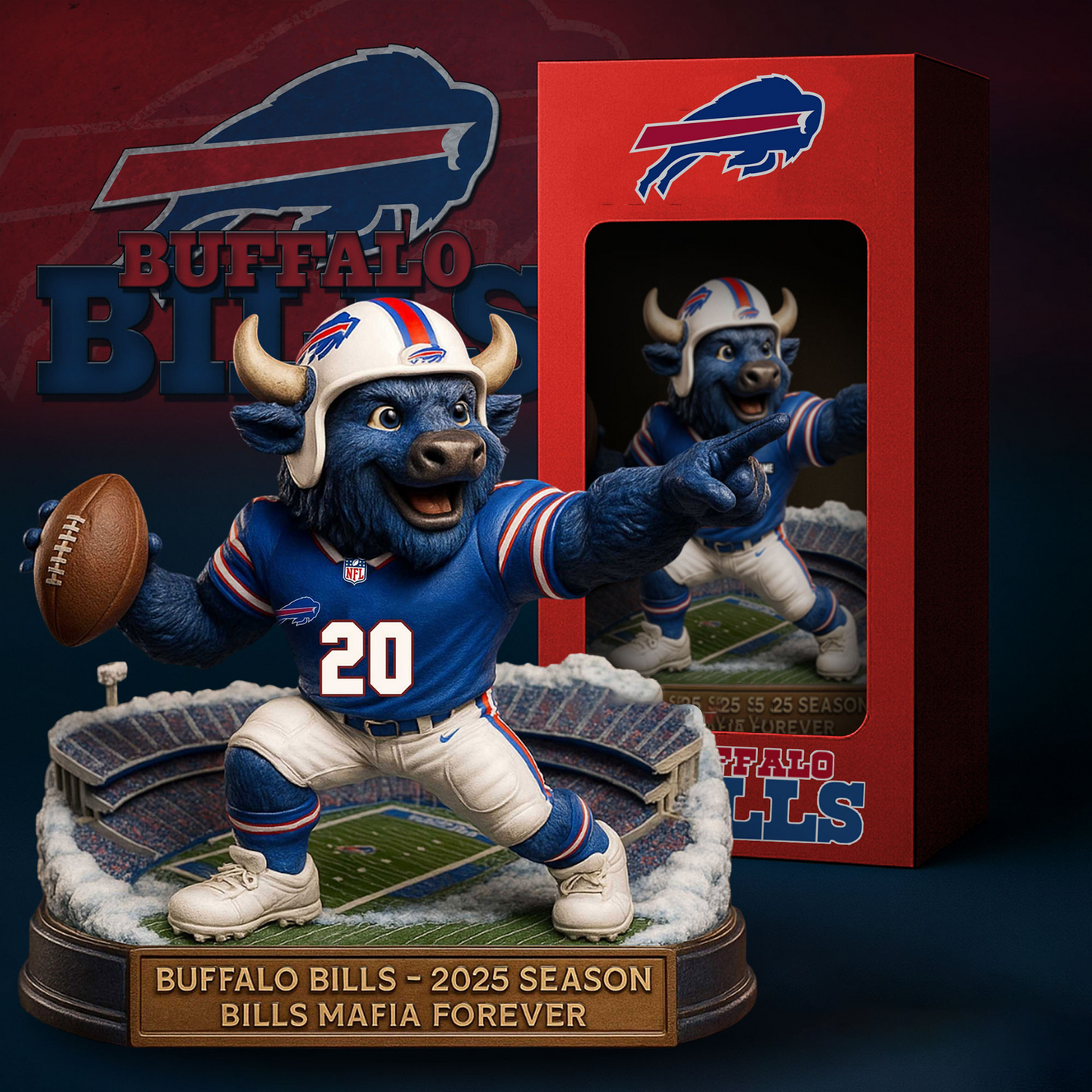 BUF x NFL Premium Acrylic Plaque DATND TANTD