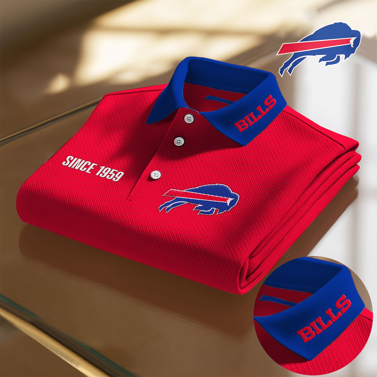 BUF x NFL Premium Polo Shirt DatND DVT