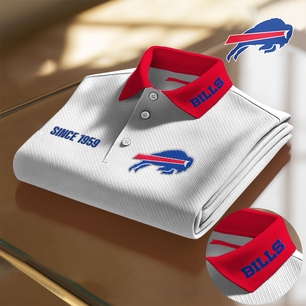 BUF x NFL Premium Polo Shirt DatND DVT