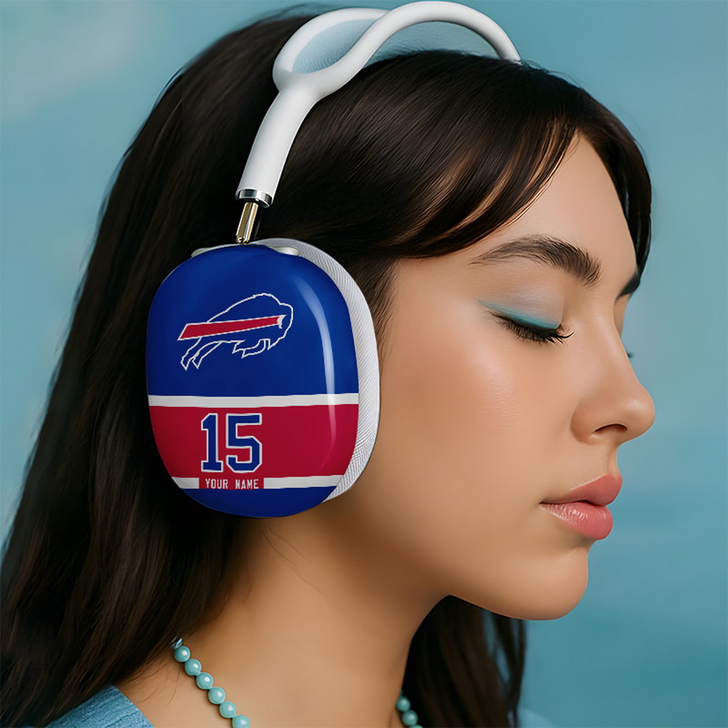 BUF x NFL Special Airpod Max Case Cover Personalized DATND TANTD