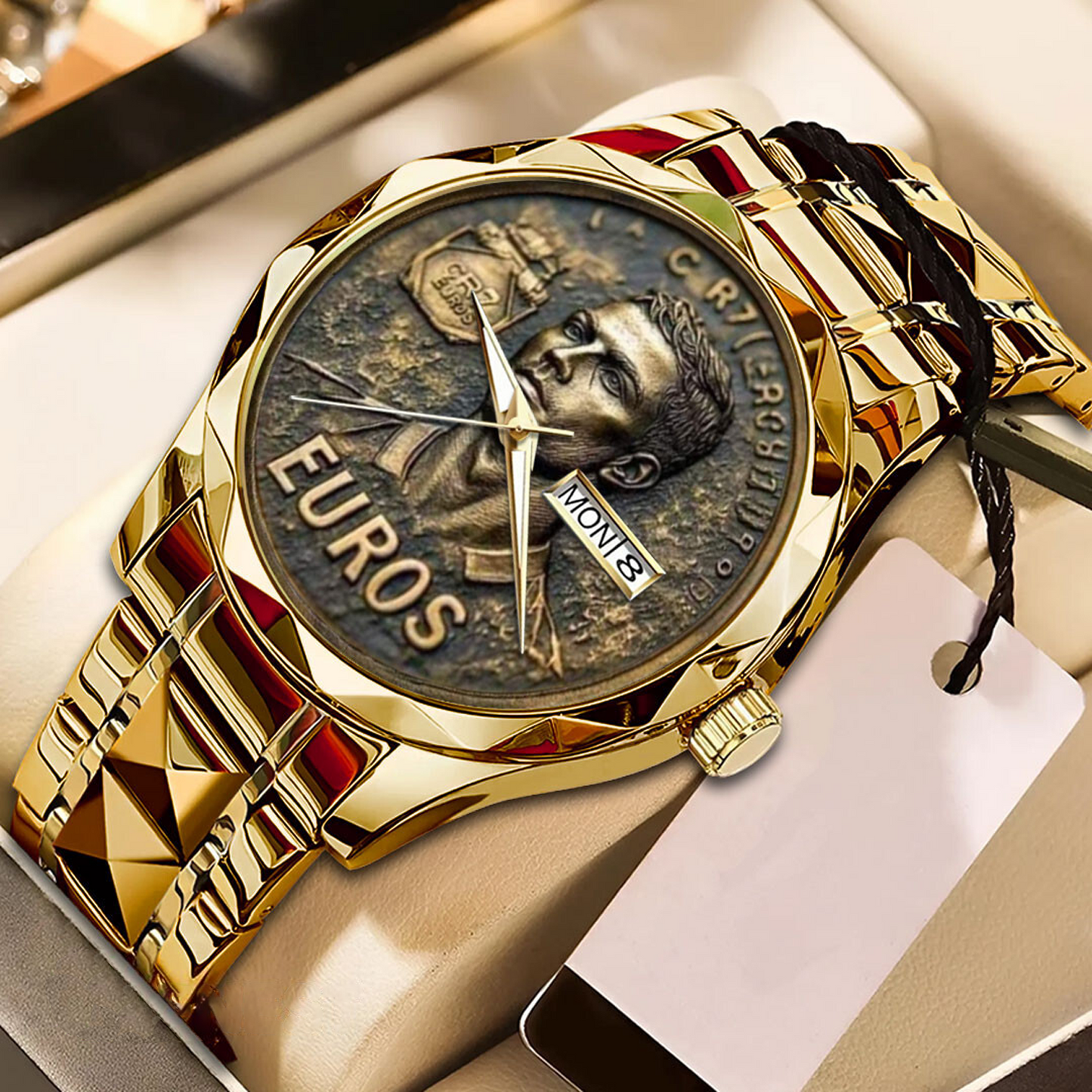 CR7 Alloy Luxury Quartz Watch V1 DATND TANTD