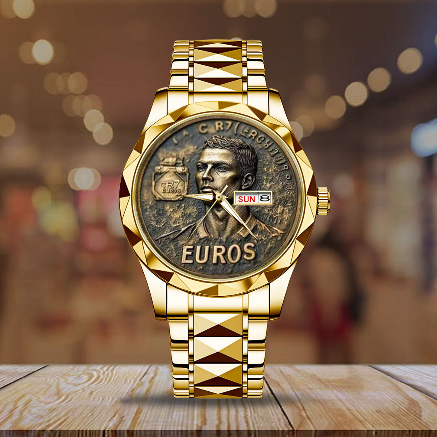 CR7 Alloy Luxury Quartz Watch V1 DATND TANTD