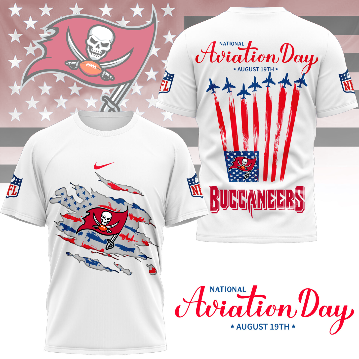 TBB Premium National Aviation Day 3D Shirt DDT TTV