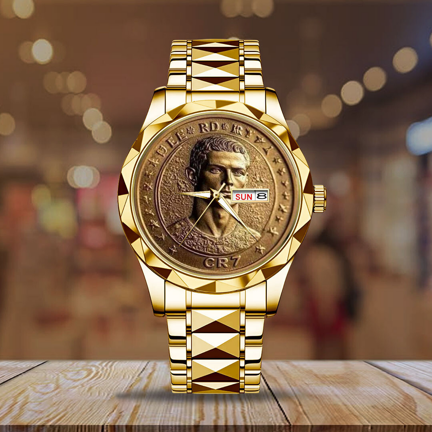 CR7 Alloy Luxury Quartz Watch V2 DATND TANTD