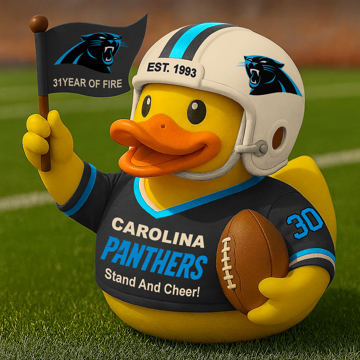 CAR x NFL Anniversary Rubber Duck DATND TANTD