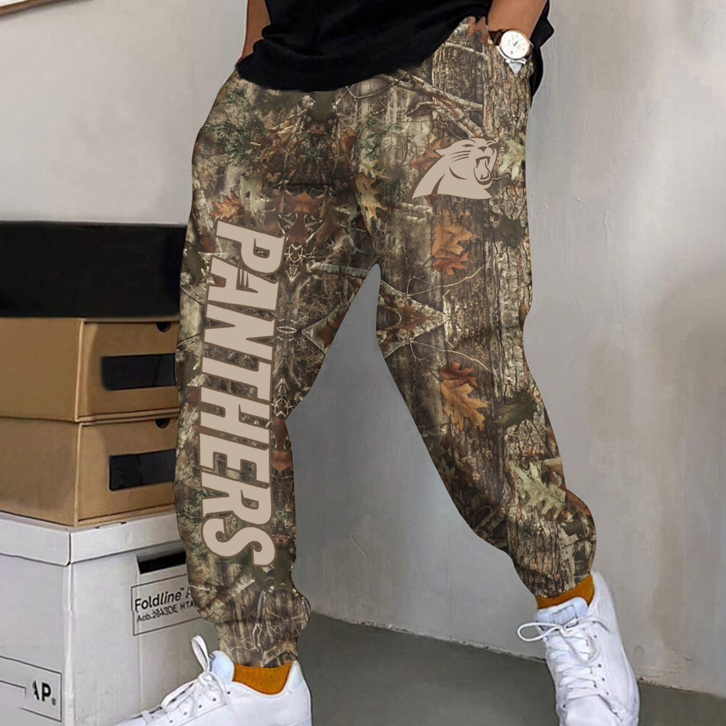 CAR x NFL Football Team Hunting Camo Long Pants DATND TANTD
